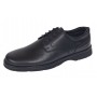 Pantofi barbati casual din piele naturala pe calapod lat Negru GKR6XN